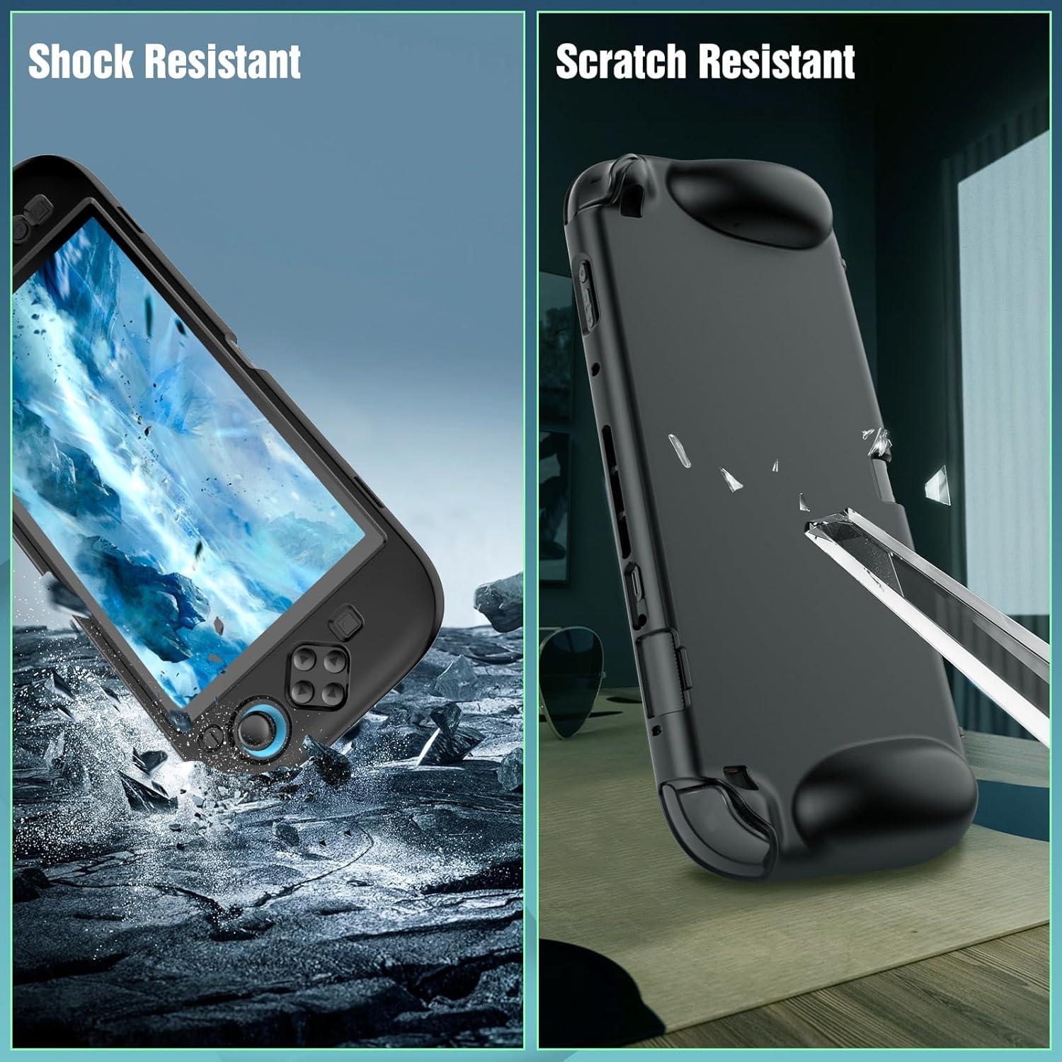 imageTiMOVO Carrying Case for Nintendo Switch 2 2025 with Large Capacity and Protective Silicone Case for Nintendo Switch 2 with Ergonomic Grip Design Black