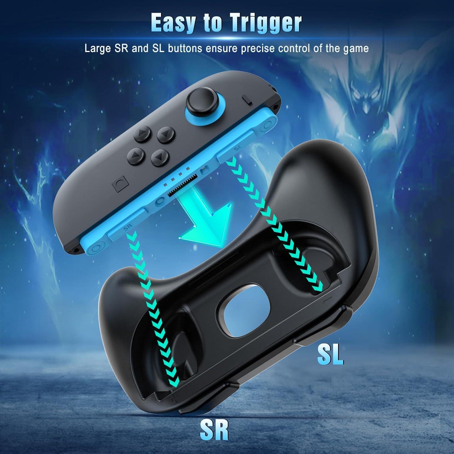 imageTiMOVO Carrying Case for Nintendo Switch 2 2025 with Protective Hard Shell and Controller Grip Compatible with Nintendo Switch 2 JoyCon Black