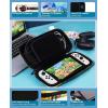 TiMOVO Carrying Case Fits for Nintendo Switch OLED Model 2021 & Switch, Game Storage Handbag Portable Travel Bag PU Pouch with Pocket for 10 Game Cards & Accessories, Crow in the Rye
