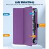 TiMOVO Case Fits All-New Kindle Fire 7 Tablet (7″, 12th Generation, 2022 Release), Slim Protective Stand Cover, PU Leather Shell with Auto Wake/Sleep, Purple