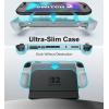 TiMOVO Dockable Case for Nintendo Switch 2 2025, TPU Grip Protective Case Accessories with Quick-Release Joycon Design for Switch 2, Anti-Scratch Shockproof Console Hard Cover, Gray(Gray)