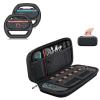 TiMOVO Carrying Case Compatible with Nintendo Switch 2 with 10 Game Cartridges, and Steering Wheel Compatible with Nintendo Switch 2 JoyCon, Black