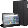 TiMOVO Protective Case Fits All-New Kindle Fire 7 Tablet (7″, 12th Generation, 2022 Release), Slim Trifold PU Leather Smart Stand Cover, Frosted Hard Back Shell with Auto Wake/Sleep, Black