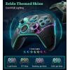 TiMOVO PC Controller for Switch/Windows PC/Steam, Wireless Bluetooth Controller with RGB Light/Hall Joysticks/Hall Triggers, Switch Controller with Wireless Adapter for PC, Steam, Android, iOS – Black(Black)