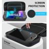 TiMOVO Portable Carrying Case for Nintendo Switch 2 2025, Large Capacity, Protective Hard Shell Travel Case Pouch for Switch 2 with 20 Game Card Slots and Pockets for Console & Accessories, Black(Dark Black)
