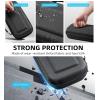TiMOVO Portable Carrying Case for Nintendo Switch 2 2025, Large Capacity, Protective Hard Shell Travel Case Pouch for Switch 2 with 20 Game Card Slots and Pockets for Console & Accessories, Black(Dark Black)