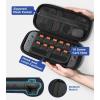 TiMOVO Portable Carrying Case for Nintendo Switch 2 2025, Large Capacity, Protective Hard Shell Travel Case Pouch for Switch 2 with 20 Game Card Slots and Pockets for Console & Accessories, Black(Dark Blue)