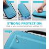 TiMOVO Portable Carrying Case for Nintendo Switch 2 2025, Large Capacity, Protective Hard Shell Travel Case Pouch for Switch 2 with 20 Game Card Slots and Pockets for Console & Accessories, Black(Blue)
