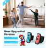 TiMOVO Wrist Bands Straps Compatible with Nintendo Switch 2024 2023 2022 2021 2020, Switch Sports, Switch Zumba Burn It Up, Cardio Boxing Series,(2 Pack) Adjustable Elastic Armband for JoyCon