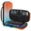 TiMOVO Portable Carrying Case for Nintendo Switch 2 2025, Large Capacity, Protective Hard Shell Travel Case Pouch for Switch 2 with 20 Game Card Slots and Pockets for Console & Accessories, Black(Gradient Orange)