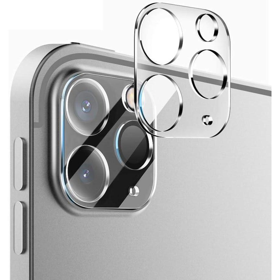 image:imageTiMOVO 2 Pack Camera Lens Protector Compatible with iPad Pro 12911 inch 202220212020 9H Hardness Tempered Glass 3D Camera Lens Film High DefinitionAntiScratchBubbleFree  Clear