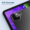 TiMOVO [2 Pack Camera Lens Protector Compatible with iPad Pro 12.9/11 inch 2022/2021/2020, 9H Hardness Tempered Glass 3D Camera Lens Film, High Definition/Anti-Scratch/Bubble-Free – Clear