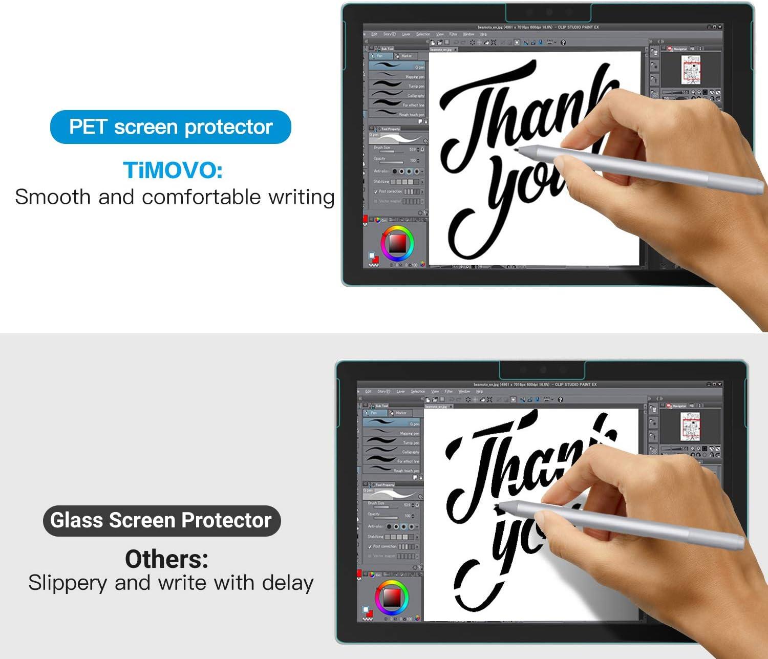 image:imageTiMOVO 1 Pack PaperFeel Magnetic Screen Protecor for Microsoft Surface Pro 11 2024 Surface Pro 10 Pro 9 Pro 8 Pro X 13 Inch Reusable Film AntiGlare Easy InstallationNo Magnetic