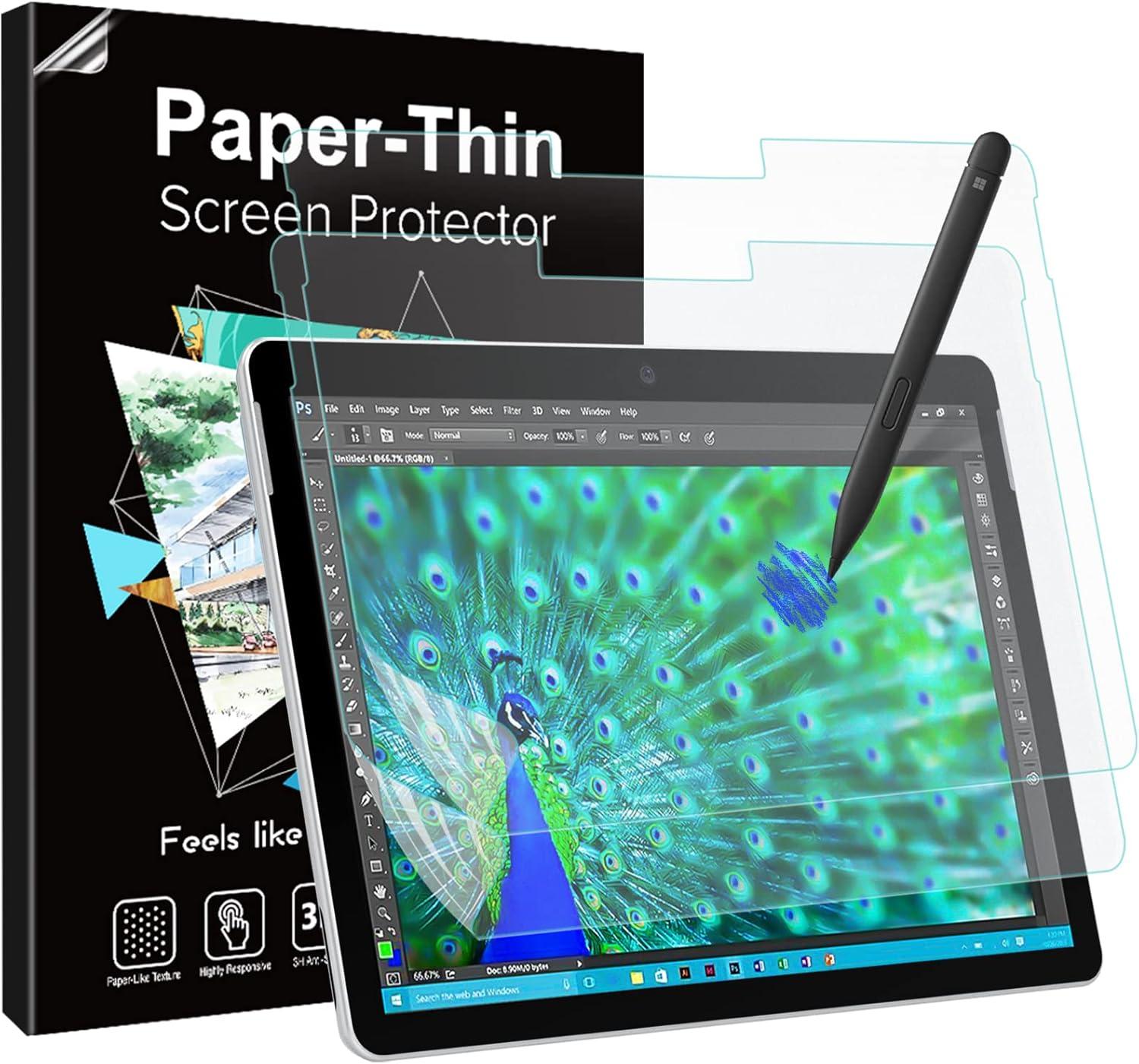 image:imageTiMOVO 1 Pack PaperFeel Magnetic Screen Protecor for Microsoft Surface Pro 11 2024 Surface Pro 10 Pro 9 Pro 8 Pro X 13 Inch Reusable Film AntiGlare Easy InstallationNo Magnetic
