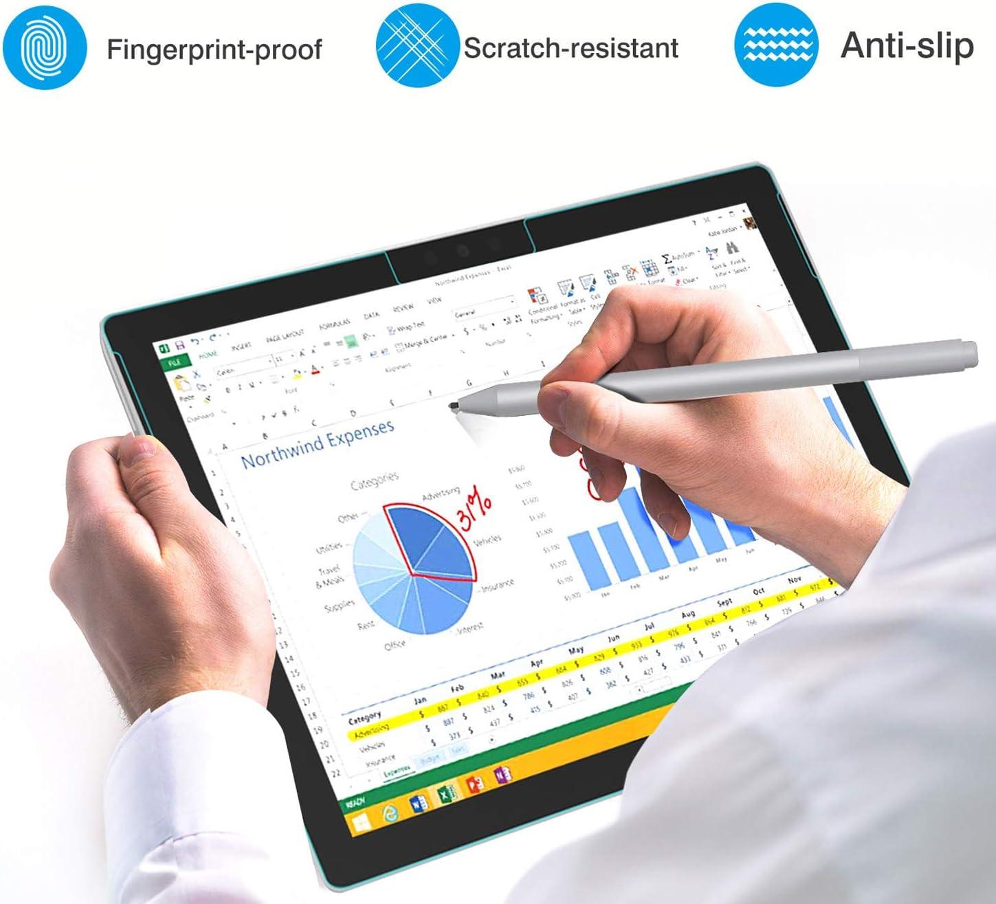 image:imageTiMOVO 1 Pack PaperFeel Magnetic Screen Protecor for Microsoft Surface Pro 11 2024 Surface Pro 10 Pro 9 Pro 8 Pro X 13 Inch Reusable Film AntiGlare Easy InstallationNo Magnetic