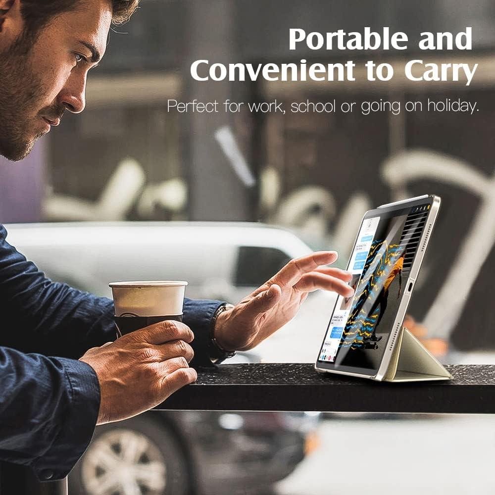 image:imageTiMOVO for iPad Air 11 Inch Case M3M220252024 iPad Air 5th Generation 20224th Gen 2020 109 Inch Slim Hard Translucent Back Cover Support Auto WakeSleep Space GrayAStarlight