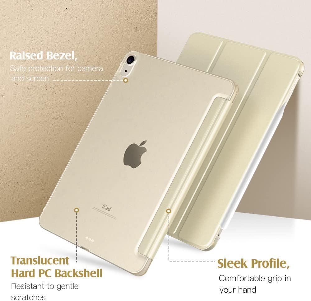 image:imageTiMOVO for iPad Air 11 Inch Case M3M220252024 iPad Air 5th Generation 20224th Gen 2020 109 Inch Slim Hard Translucent Back Cover Support Auto WakeSleep Space GrayAStarlight