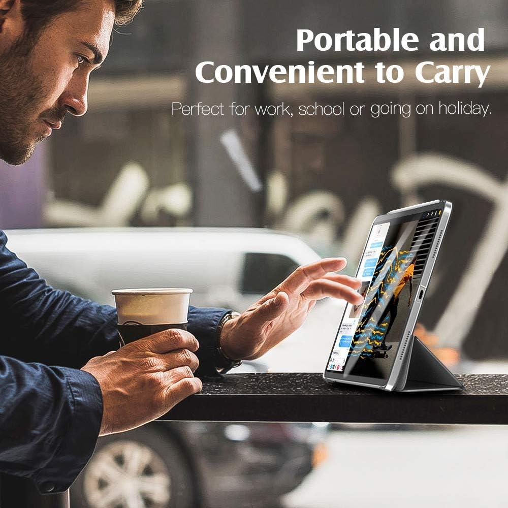 image:imageTiMOVO for iPad Air 11 Inch Case M3M220252024 iPad Air 5th Generation 20224th Gen 2020 109 Inch Slim Hard Translucent Back Cover Support Auto WakeSleep Space GraySpace Gray