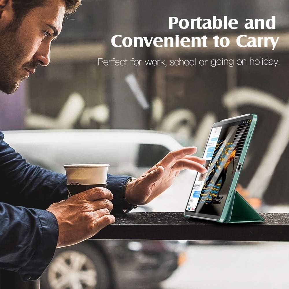 image:imageTiMOVO for iPad Air 11 Inch Case M3M220252024 iPad Air 5th Generation 20224th Gen 2020 109 Inch Slim Hard Translucent Back Cover Support Auto WakeSleep Space GrayMidnight Green