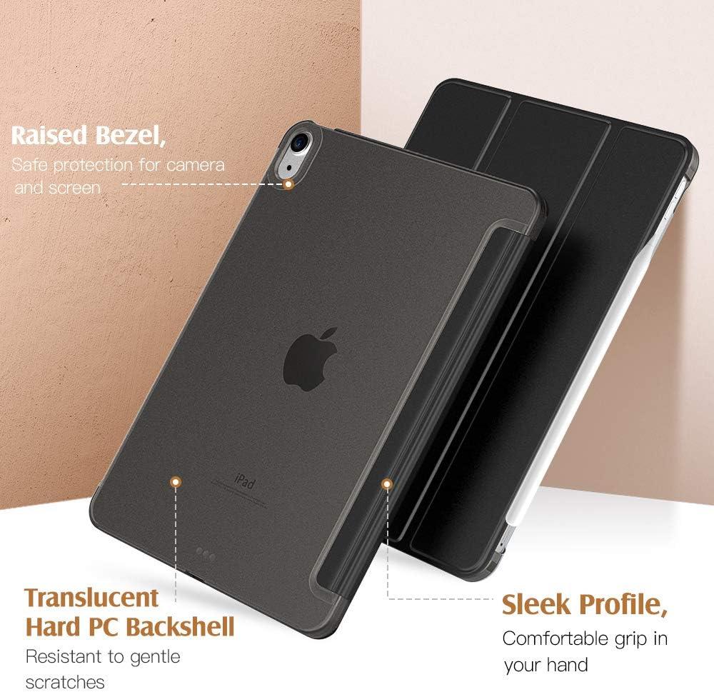 image:imageTiMOVO for iPad Air 11 Inch Case M3M220252024 iPad Air 5th Generation 20224th Gen 2020 109 Inch Slim Hard Translucent Back Cover Support Auto WakeSleep Space GrayABlack
