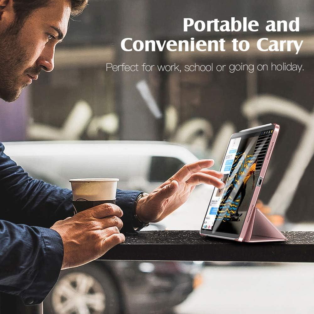 image:imageTiMOVO for iPad Air 11 Inch Case M3M220252024 iPad Air 5th Generation 20224th Gen 2020 109 Inch Slim Hard Translucent Back Cover Support Auto WakeSleep Space GrayRose Gold