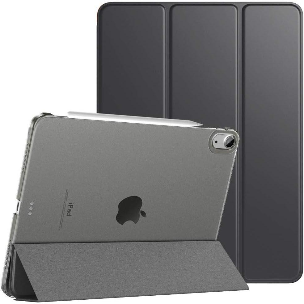 image:imageTiMOVO for iPad Air 11 Inch Case M3M220252024 iPad Air 5th Generation 20224th Gen 2020 109 Inch Slim Hard Translucent Back Cover Support Auto WakeSleep Space GraySpace Gray