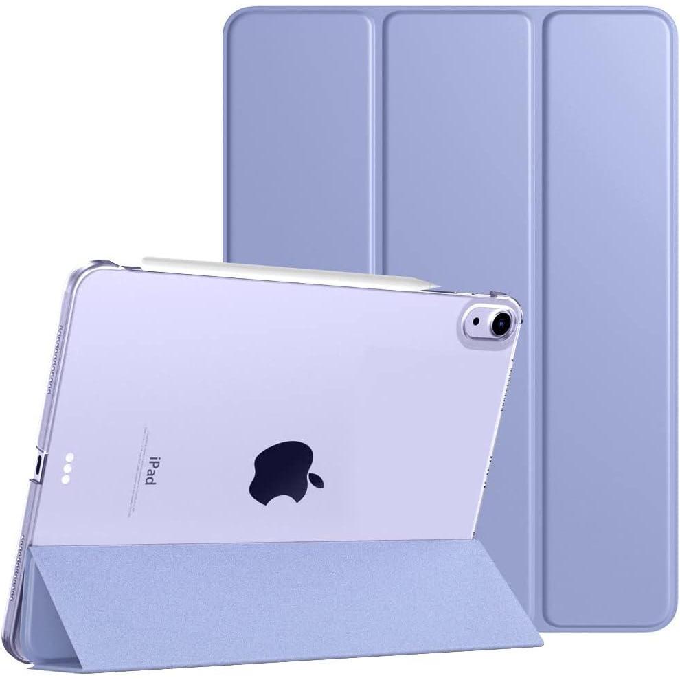 image:imageTiMOVO for iPad Air 11 Inch Case M3M220252024 iPad Air 5th Generation 20224th Gen 2020 109 Inch Slim Hard Translucent Back Cover Support Auto WakeSleep Space GrayALavender Purple