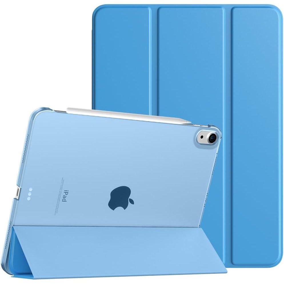 image:imageTiMOVO for iPad Air 11 Inch Case M3M220252024 iPad Air 5th Generation 20224th Gen 2020 109 Inch Slim Hard Translucent Back Cover Support Auto WakeSleep Space GrayDodger Blue