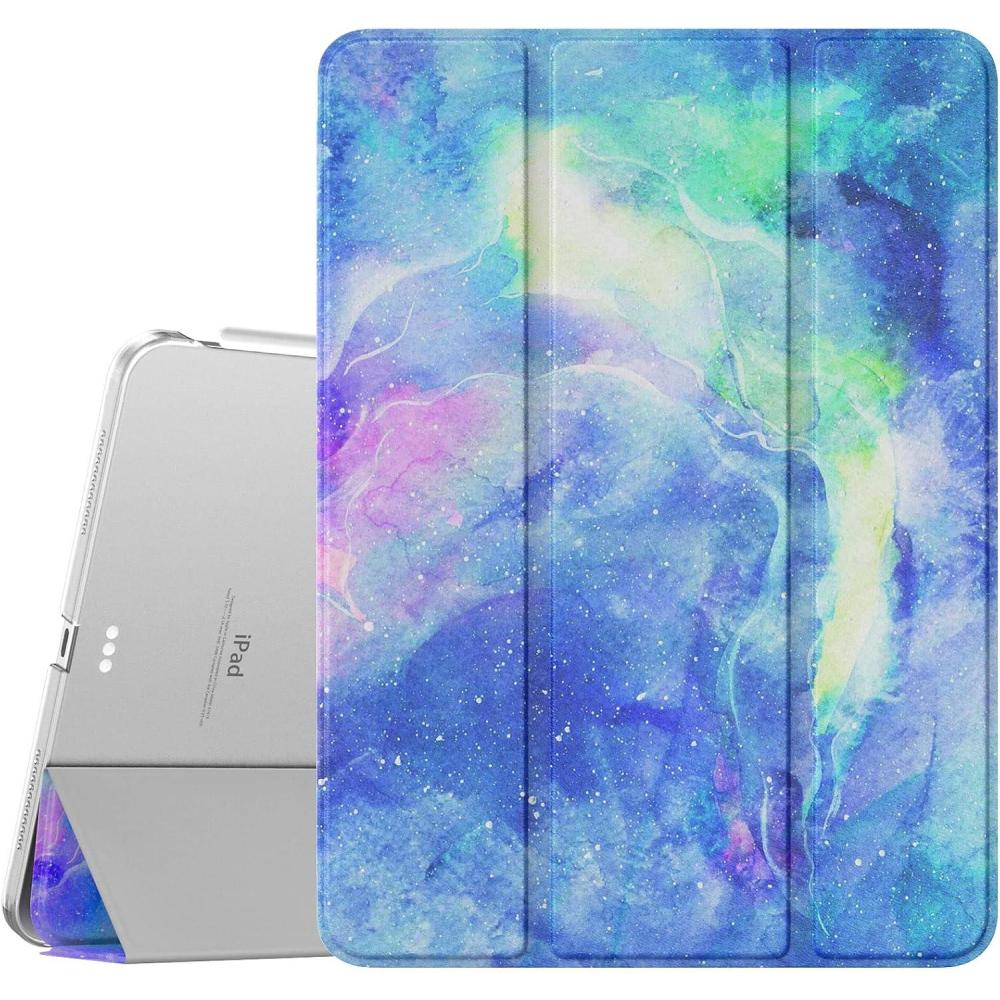 image:imageTiMOVO for iPad Air 11 Inch Case M3M220252024 iPad Air 5th Generation 20224th Gen 2020 109 Inch Slim Hard Translucent Back Cover Support Auto WakeSleep Space GrayDreamy Nebula