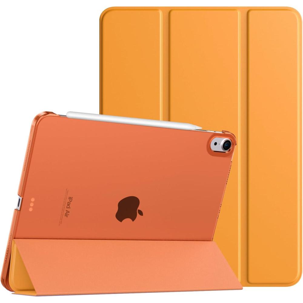 image:imageTiMOVO for iPad Air 11 Inch Case M3M220252024 iPad Air 5th Generation 20224th Gen 2020 109 Inch Slim Hard Translucent Back Cover Support Auto WakeSleep Space GrayAlmond Yellow