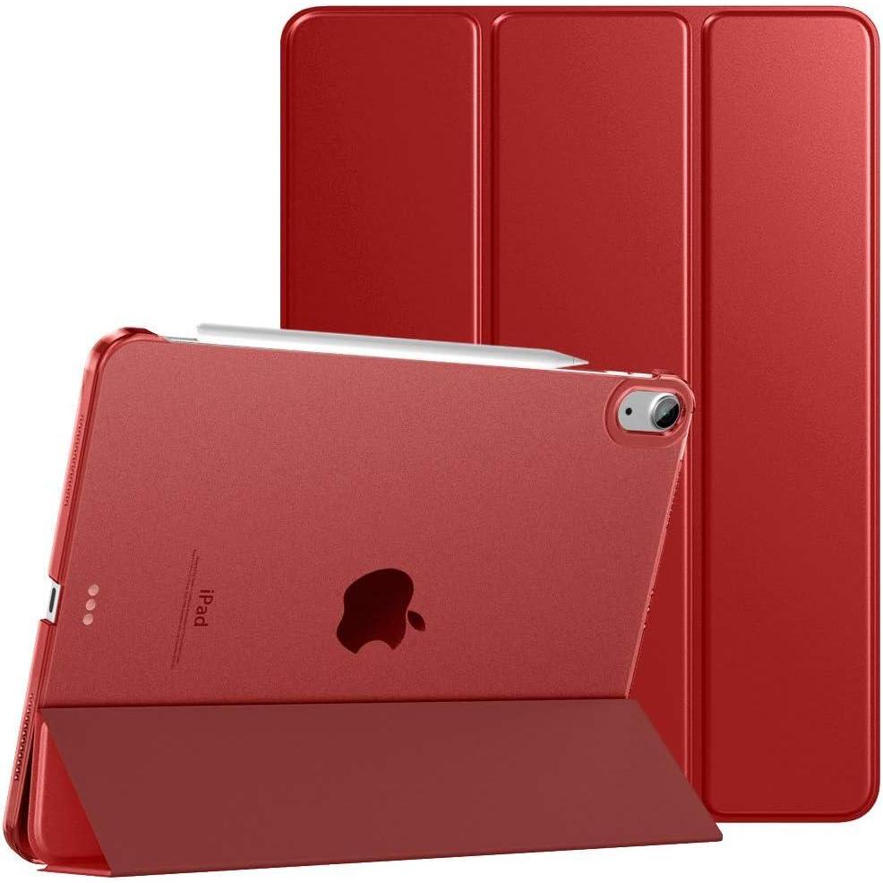 image:imageTiMOVO for iPad Air 11 Inch Case M3M220252024 iPad Air 5th Generation 20224th Gen 2020 109 Inch Slim Hard Translucent Back Cover Support Auto WakeSleep Space GrayRed