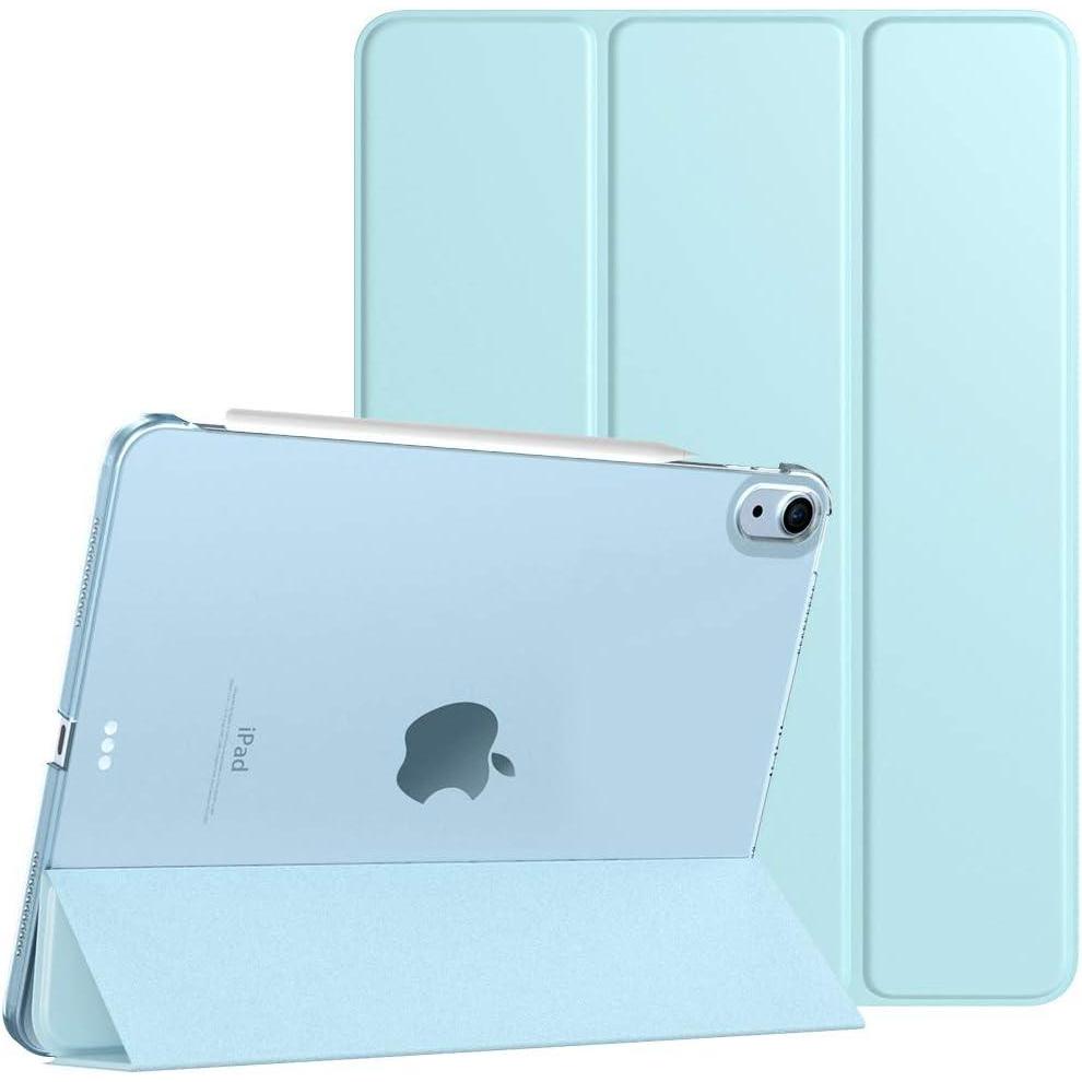 image:imageTiMOVO for iPad Air 11 Inch Case M3M220252024 iPad Air 5th Generation 20224th Gen 2020 109 Inch Slim Hard Translucent Back Cover Support Auto WakeSleep Space GraySky Blue