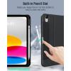 TiMOVO Case for iPad (A16) 11th Generation 11 Inch 2025, iPad 10th Generation 10.9 inch 2022 with Pencil Holder, Protective Folio Stand Cover, Multi-Angle Viewing, Blue Starry Sky(Denim Black)