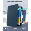 TiMOVO Case for iPad (A16) 11th Generation 11 Inch 2025, iPad 10th Generation 10.9 inch 2022 with Pencil Holder, Protective Folio Stand Cover, Multi-Angle Viewing, Blue Starry Sky(Navy Blue)