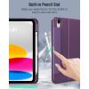 TiMOVO Case for iPad (A16) 11th Generation 11 Inch 2025, iPad 10th Generation 10.9 inch 2022 with Pencil Holder, Protective Folio Stand Cover, Multi-Angle Viewing, Blue Starry Sky(Purple)