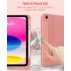 TiMOVO Case for iPad (A16) 11th Generation 11 Inch 2025, iPad 10th Generation 10.9 inch 2022 with Pencil Holder, Protective Folio Stand Cover, Multi-Angle Viewing, Blue Starry Sky(Apricot Pink)