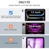 TiMOVO Case for iPad Pro 13 Inch M5 2025/M4 2024 (8th/7th Generation), Premium PU Leather Stand Cover with Pencil Holder, Auto Wake/Sleep, Multiple Viewing Angles, Black(Black)