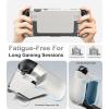 TiMOVO Dockable Case for Nintendo Switch 2 2025, TPU Grip Protective Cover Accessories with Ergonomic Design for Switch 2 Console & JoyCon, Shock-Absorption Anti-Scratch Precise Cutouts, Black(Gray)