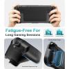 TiMOVO Dockable Case for Nintendo Switch 2 2025, TPU Grip Protective Cover Accessories with Ergonomic Design for Switch 2 Console & JoyCon, Shock-Absorption Anti-Scratch Precise Cutouts, Black(Black)