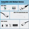 TiMOVO USB C Splitter Adapter Y Cable, Type C Male to 2 USB-C Female & 1 USB-A Female Ports Converter, Data Transfer and Charging Type C Splitter for Steam Deck, ASUS ROG Ally, Xbox One Series, PS5(USB-C to USB-C)
