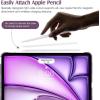 TiMOVO for iPad Air 11 Inch Case (M3/M2-2025/2024), iPad Air 5th Generation 2022/4th Gen 2020 10.9 Inch, Slim Hard Translucent Back Cover, Support Auto Wake/Sleep – Space Gray(Dark Purple)