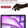 TiMOVO for iPad Air 11 Inch Case (M3/M2-2025/2024), iPad Air 5th Generation 2022/4th Gen 2020 10.9 Inch, Slim Hard Translucent Back Cover, Support Auto Wake/Sleep – Space Gray(Wine Red)