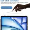 TiMOVO for iPad Air 11 Inch Case (M3/M2-2025/2024), iPad Air 5th Generation 2022/4th Gen 2020 10.9 Inch, Slim Hard Translucent Back Cover, Support Auto Wake/Sleep – Space Gray(Blue Starry Sky)