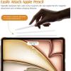 TiMOVO for iPad Air 11 Inch Case (M3/M2-2025/2024), iPad Air 5th Generation 2022/4th Gen 2020 10.9 Inch, Slim Hard Translucent Back Cover, Support Auto Wake/Sleep – Space Gray(Almond Yellow)