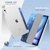 TiMOVO for iPad Air 11 Inch Case (M3/M2-2025/2024), iPad Air 5th Generation 2022/4th Gen 2020 10.9 Inch, Slim Hard Translucent Back Cover, Support Auto Wake/Sleep – Space Gray(Blue Starry Sky)