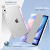 TiMOVO for iPad Air 11 Inch Case (M3/M2-2025/2024), iPad Air 5th Generation 2022/4th Gen 2020 10.9 Inch, Slim Hard Translucent Back Cover, Support Auto Wake/Sleep – Space Gray(Watercolor Purple)