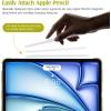 TiMOVO for iPad Air 11 Inch Case (M3/M2-2025/2024), iPad Air 5th Generation 2022/4th Gen 2020 10.9 Inch, Slim Hard Translucent Back Cover, Support Auto Wake/Sleep – Space Gray(Cyber Lime)
