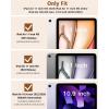TiMOVO for iPad Air 11 Inch Case (M3/M2-2025/2024), iPad Air 5th Generation 2022/4th Gen 2020 10.9 Inch, Slim Hard Translucent Back Cover, Support Auto Wake/Sleep – Space Gray(Light Yellow)