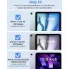 TiMOVO for iPad Air 11 Inch Case (M3/M2-2025/2024), iPad Air 5th Generation 2022/4th Gen 2020 10.9 Inch, Slim Hard Translucent Back Cover, Support Auto Wake/Sleep – Space Gray(Dreamy Nebula)