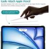 TiMOVO for iPad Air 11 Inch Case (M3/M2-2025/2024), iPad Air 5th Generation 2022/4th Gen 2020 10.9 Inch, Slim Hard Translucent Back Cover, Support Auto Wake/Sleep – Space Gray(Bondi Blue)